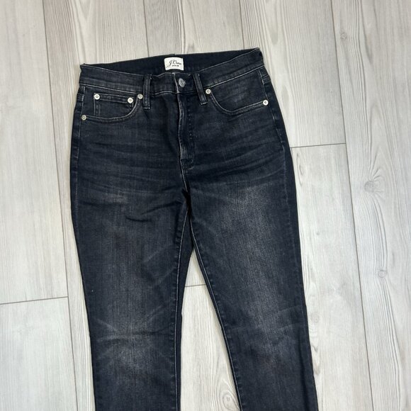 J.Crew denim jeans toothpick Size 27 dark wash skinny STYLE#H2651 - Picture 2 of 12